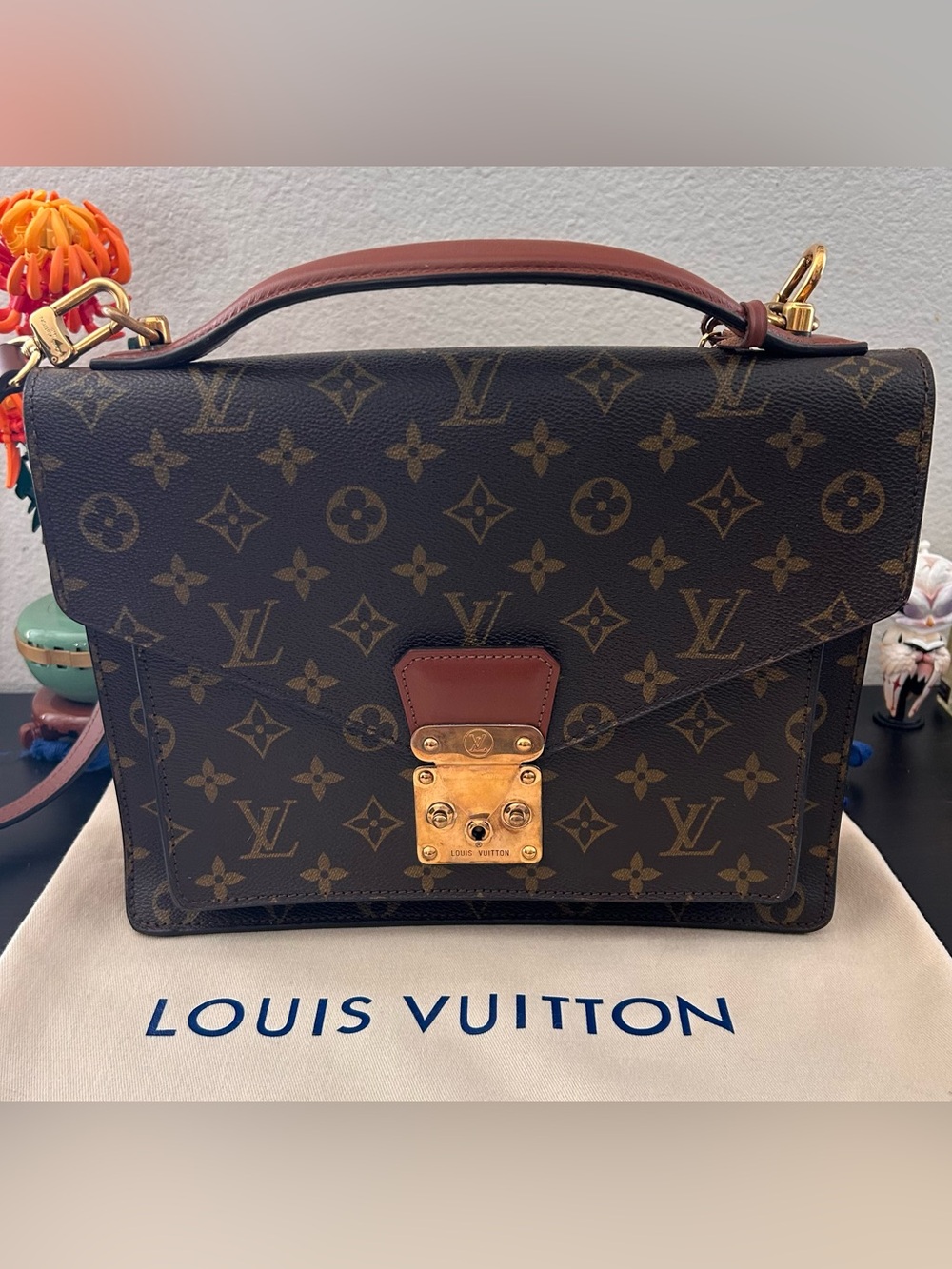 Louis Vuitton Monceau Crossbody Bag